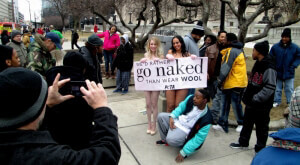 Photos Of The Day We D Rather Go Naked Than Wear Wool Peta