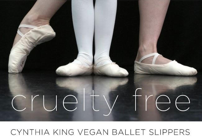 cynthia king vegan ballet slippers