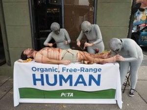 Aliens To Feast On Human Flesh In PETA Campaign To End Speciesism