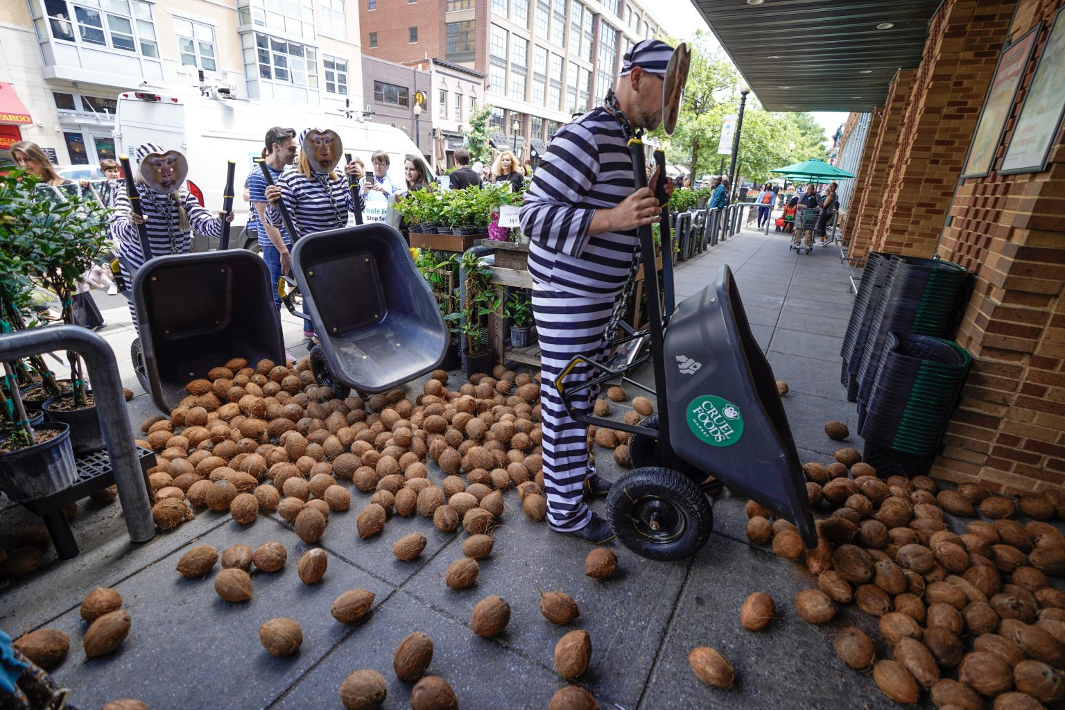 Peta Members Arrested During Protest At Whole Foods Photos