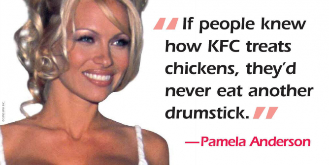 Pam Anderson KFC PSA