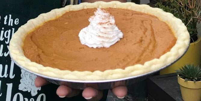 Easy vegan pumpkin pie recipe