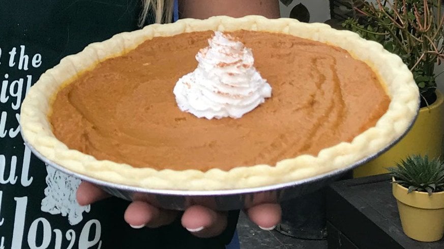 Three-Step Vegan Pumpkin Pie