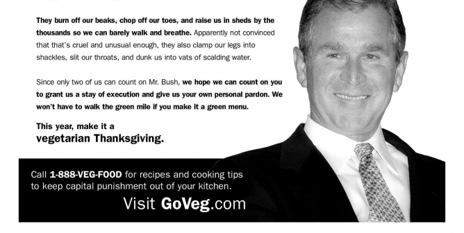 George Bush Thanksgiving Turkey PSA