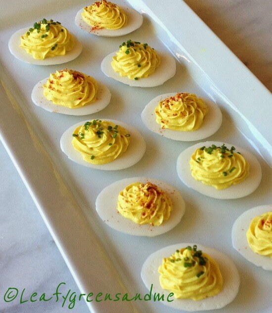 Deviled Eggs, Leafy Greens and Me