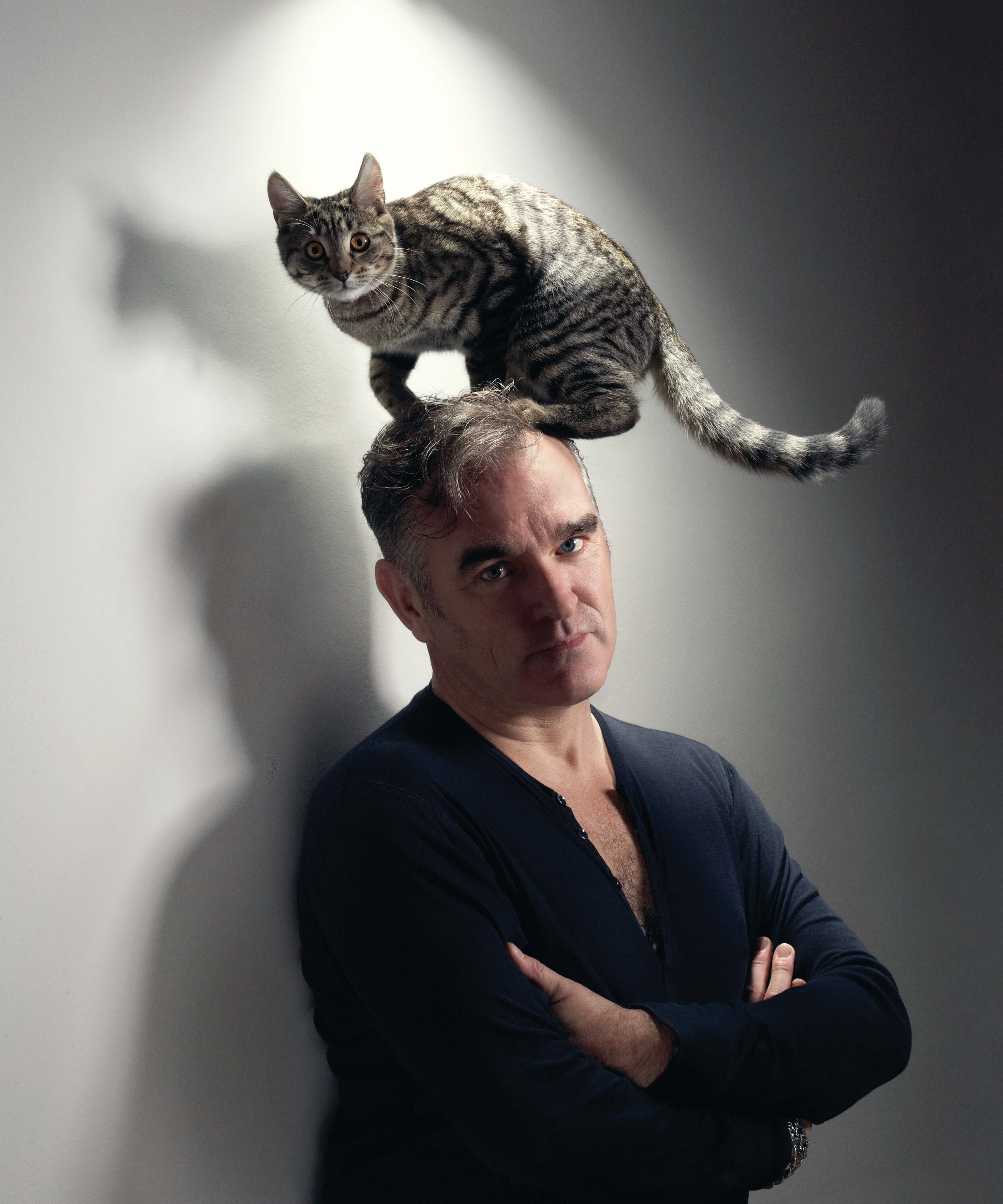 Male celebs with cats