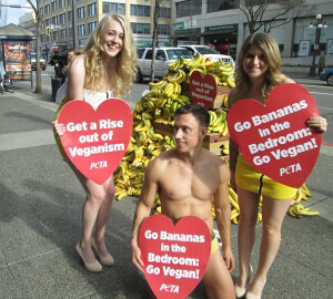 Banana Demo veganism sexy