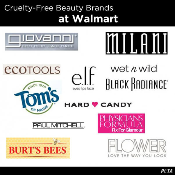 Cruelty-Free Beauty Brands at Walmart | PETA