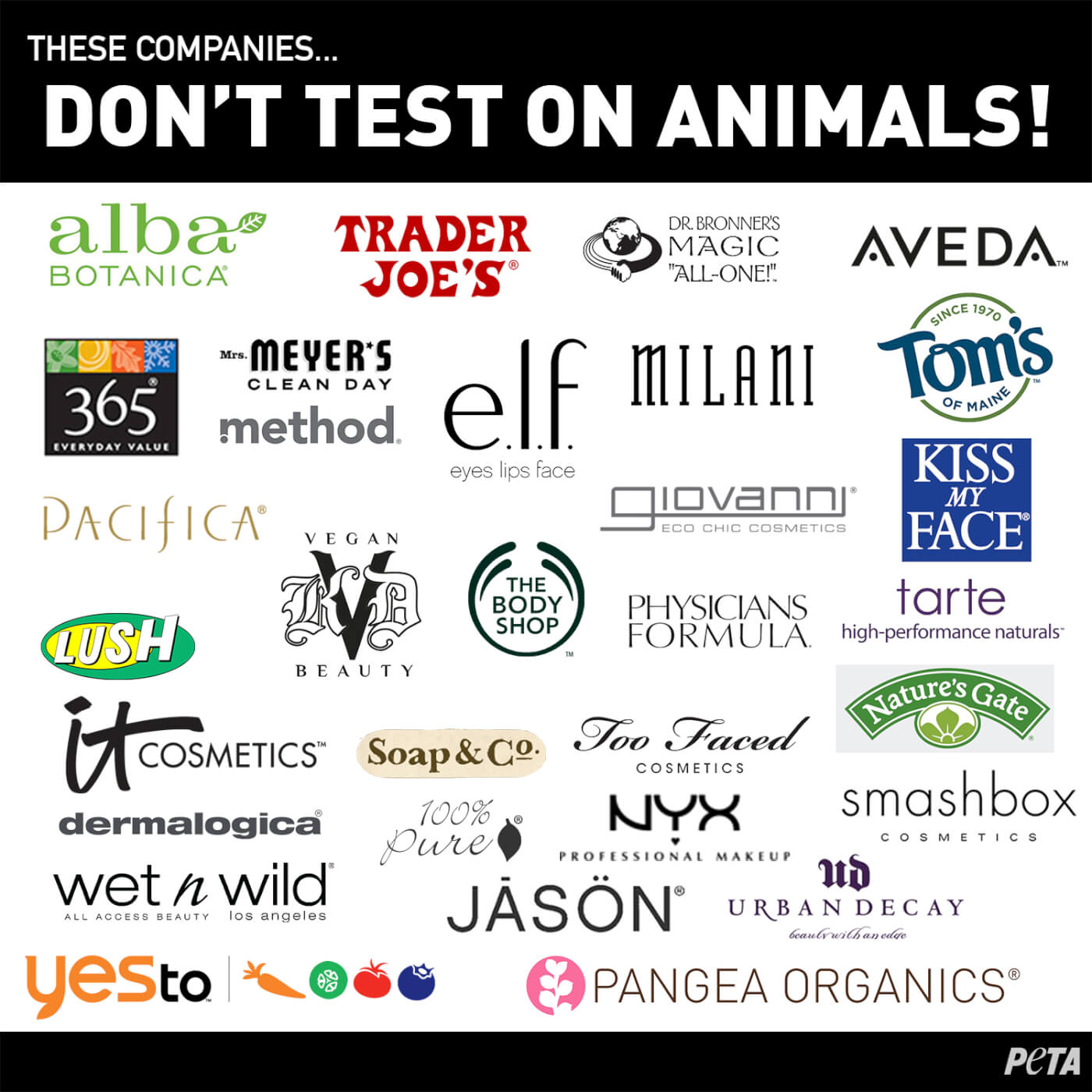 Peta List Of Makeup Not Tested On Animals Makeupview.co
