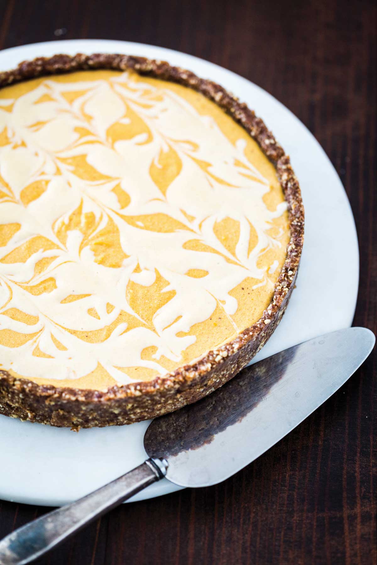 Marbled Pumpkin Cheesecake