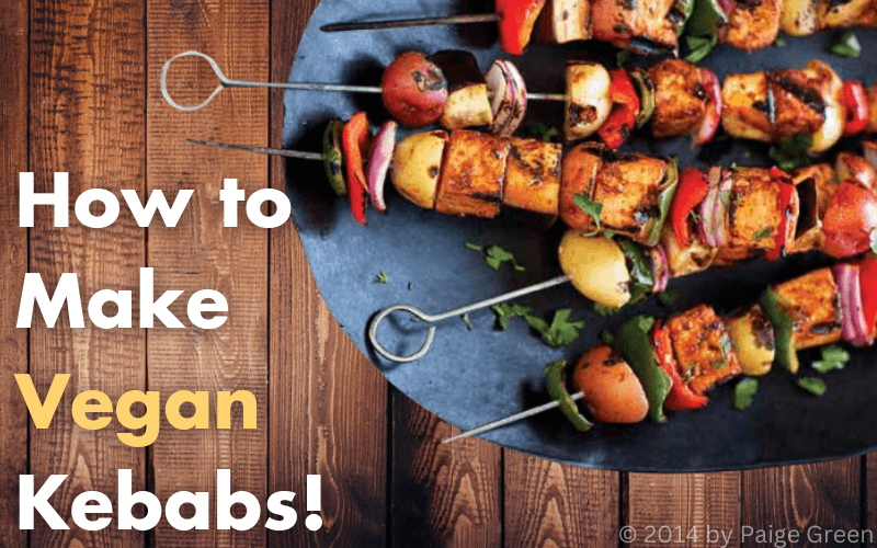 Summer Vegetable and Tofu Kebabs with Pomegranate-Peach Barbecue Sauce