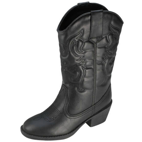 faux leather western boots