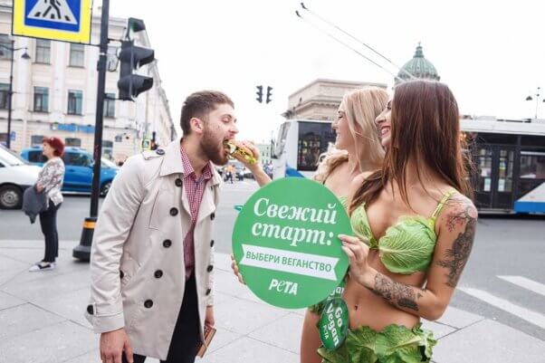 The Lettuce Ladies make new friends in Russia