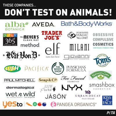 These Companies DO NOT Test On Animals They Re Cruelty Free PETA   Companies That DONT Test On Animals Post V3 400x400 