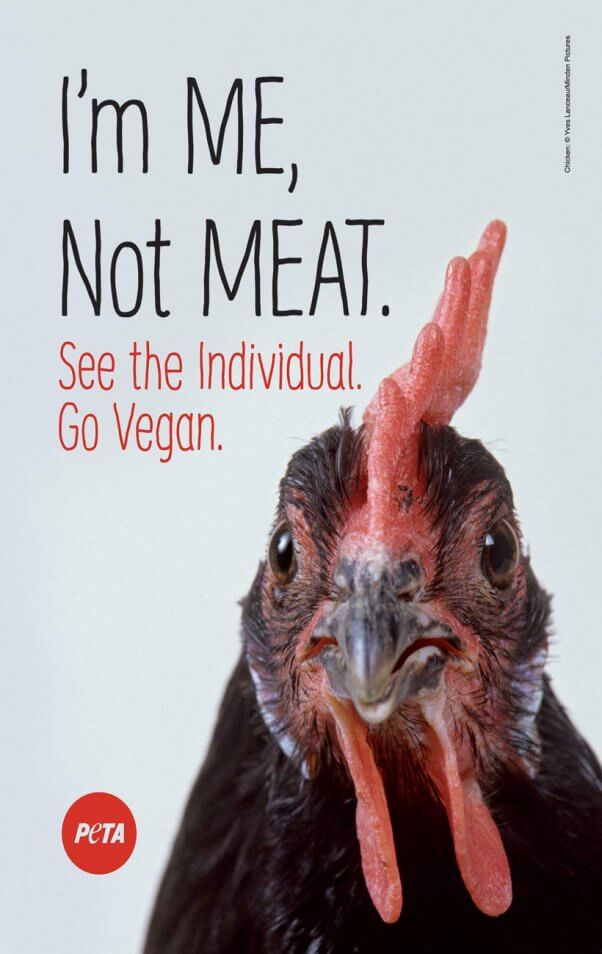 A New PETA Holiday Ad Blitz Is Making Fast-Food Diners Think Twice | PETA