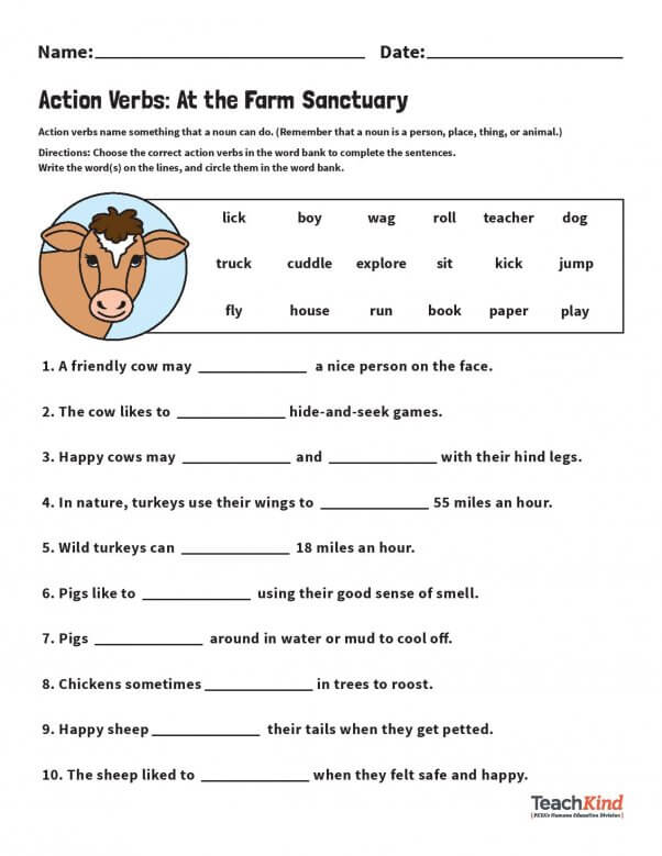 Grades PreK-2 Printables | PETA