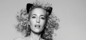 Gillian Anderson Embraces Naked Activism on International Women’s Day