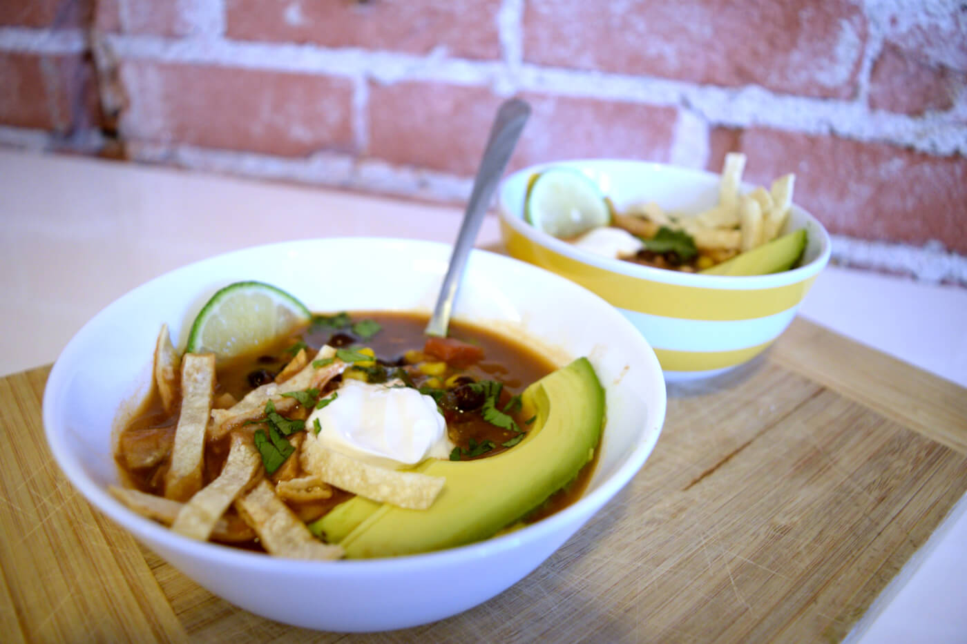 Super-Simple Vegan One-Pot Tortilla Soup