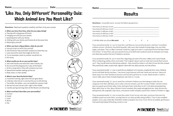 Free Printable Personality Tests For Team Building