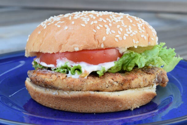 Vegan Spicy ‘Chicken’ Sandwich