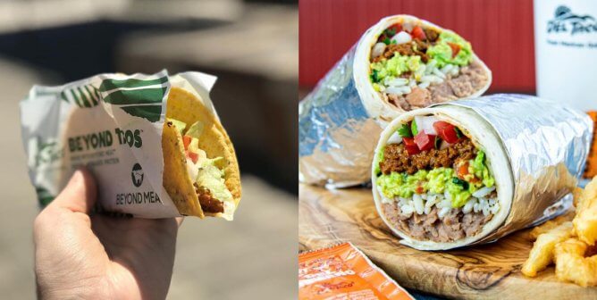 Epic 1-pound Vegan Burritos Now At Del Taco Peta