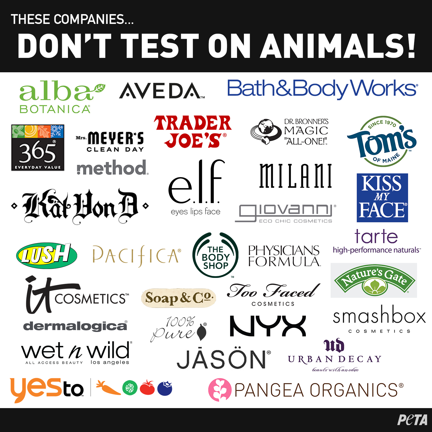 Cruelty-Free Makeup: These Brands DON'T Test on Animals | PETA