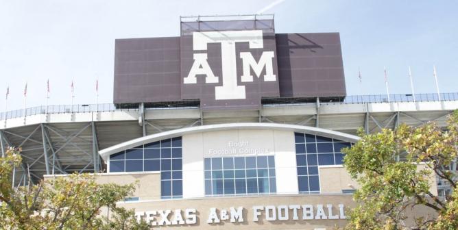PETA sky banner flies over Texas A&M stadium