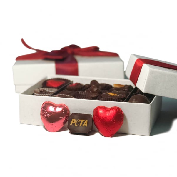 Vegan Valentine's Day Chocolate Box