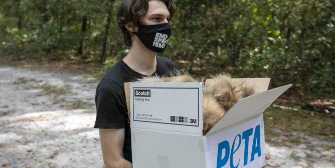 PETA donates fur to sanctuary