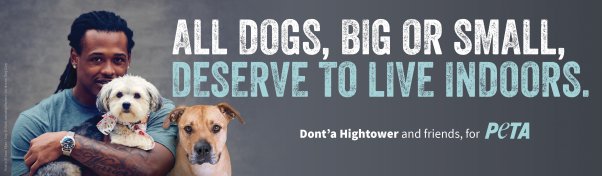 Dont'a Hightower Billboard for PETA