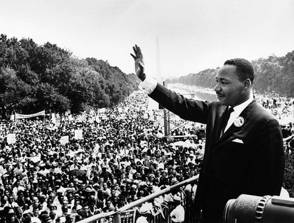 Dr. Martin Luther King Jr. before his 'I Had a Dream' speech