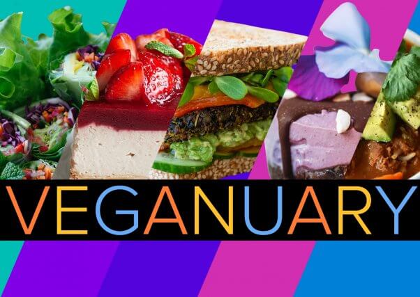 Vegan food image for veganuary promotion