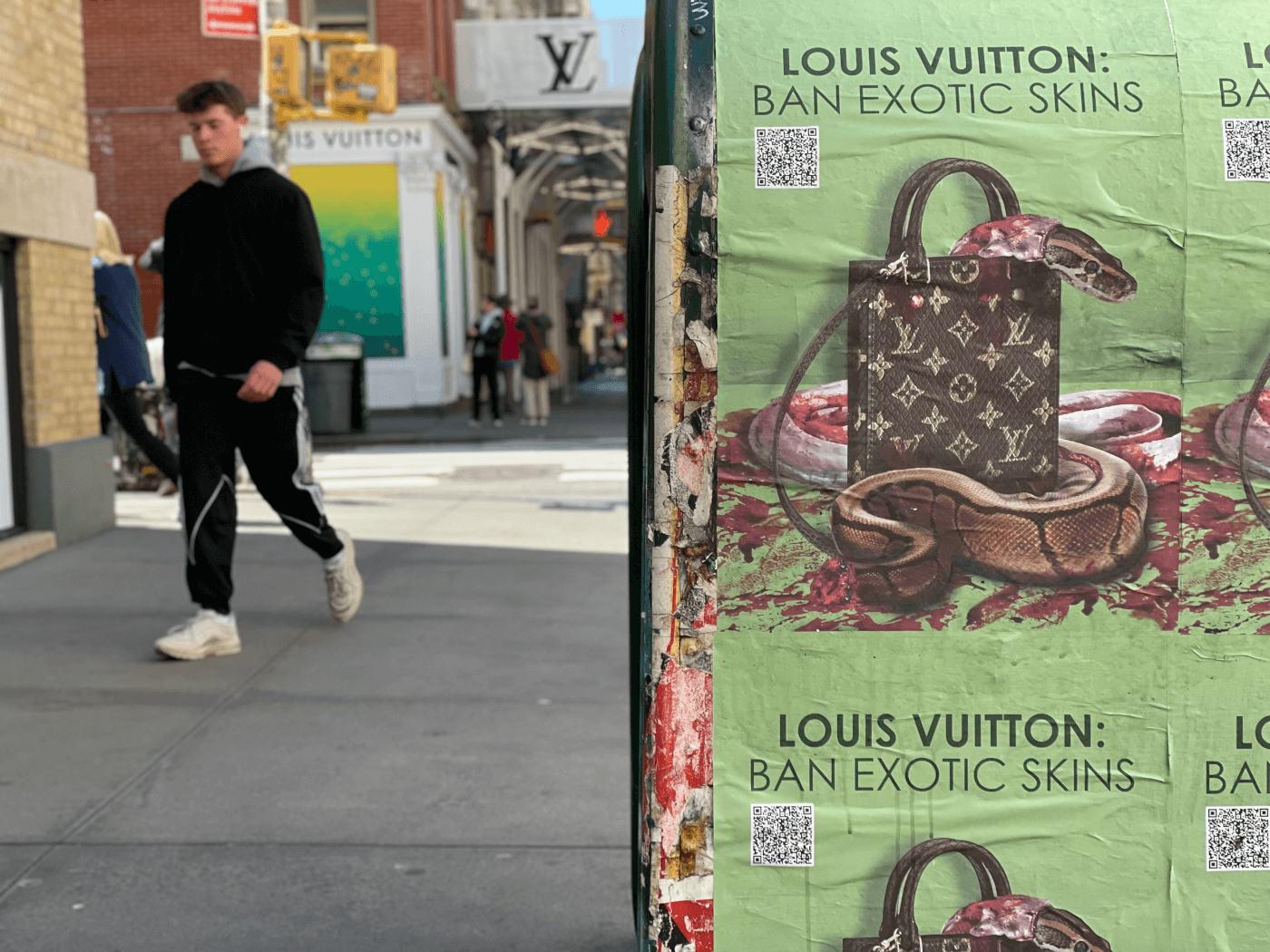 PETA Puts Louis Vuitton on Blast—Using Animal Skins Is Not Humane