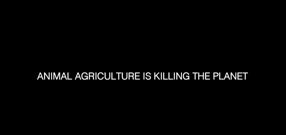 Don't List. Animal Agriculture Is Killing The Planet. Do Better. Feed