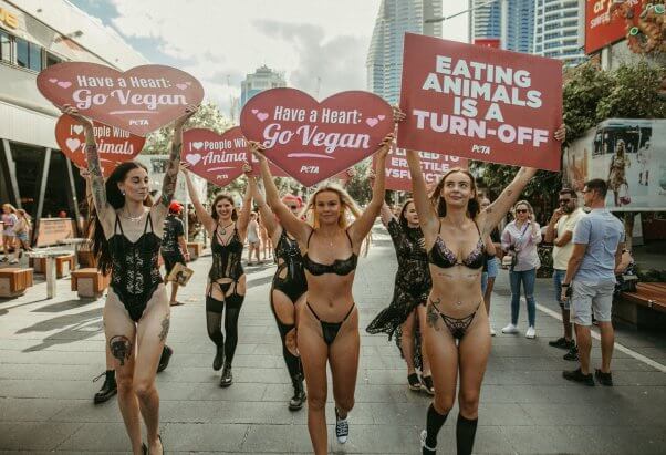 Australia protest against eating animals