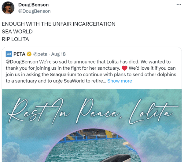 Doug Benson's post for lolita