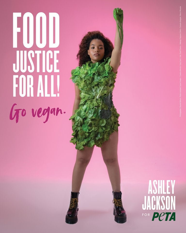 Ashley Jackson Says, ‘Food Justice for All’ | PETA