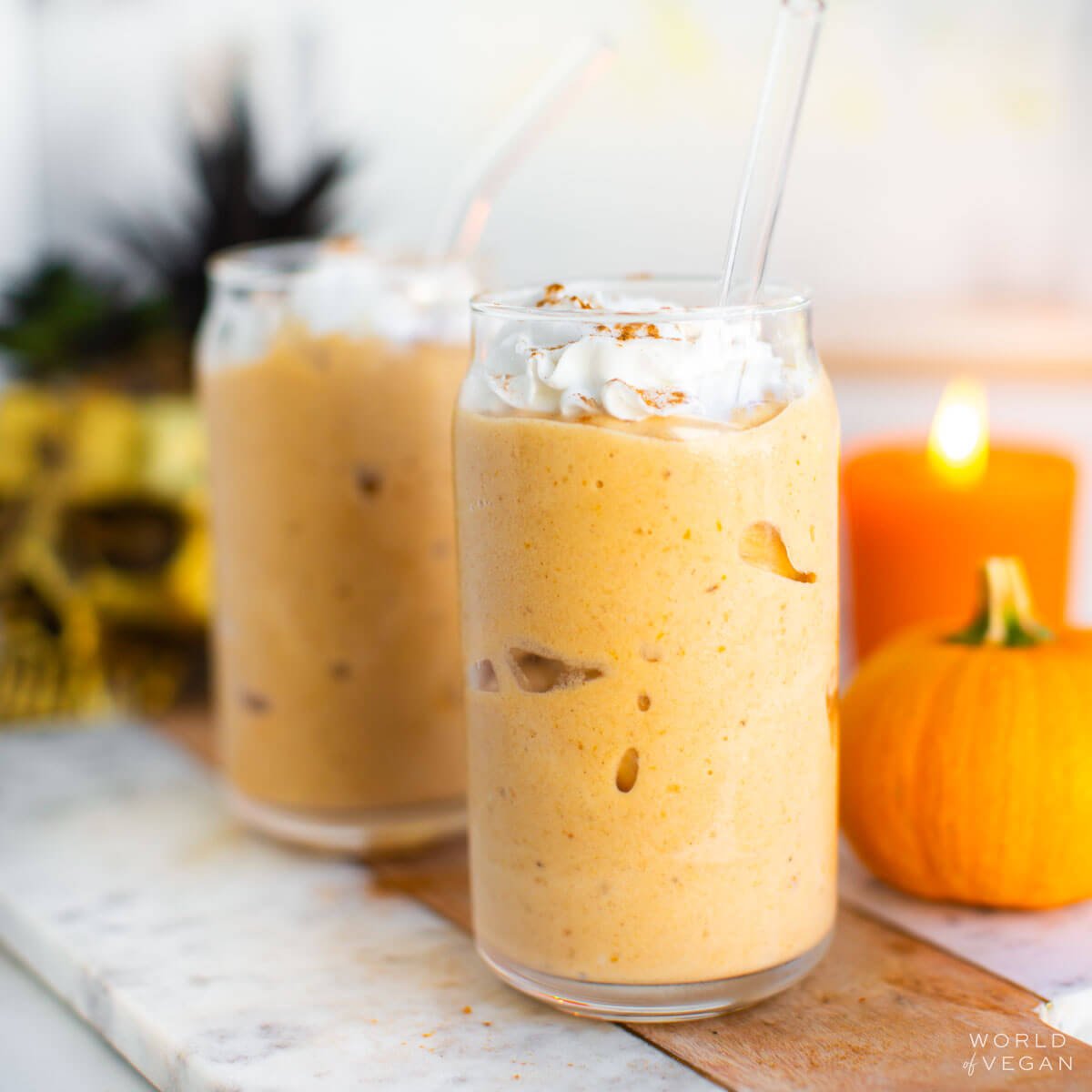 Pumpkin Milkshake From ‘World of Vegan’