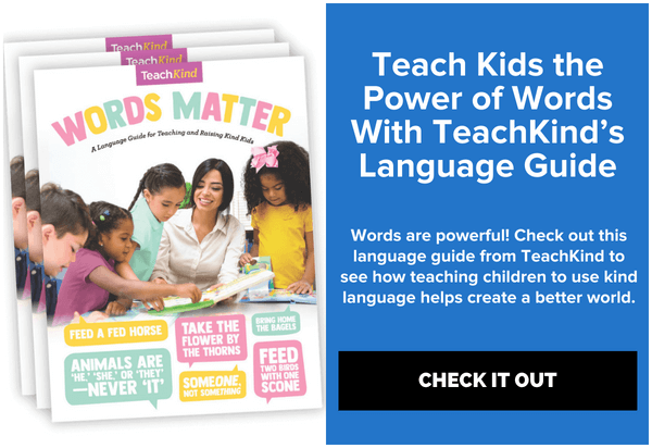 TeachKind Language Guide pop-up