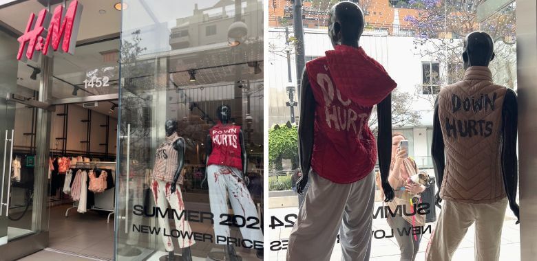 Special Delivery! PETA’s Stylish Message Shocks H&M Shoppers