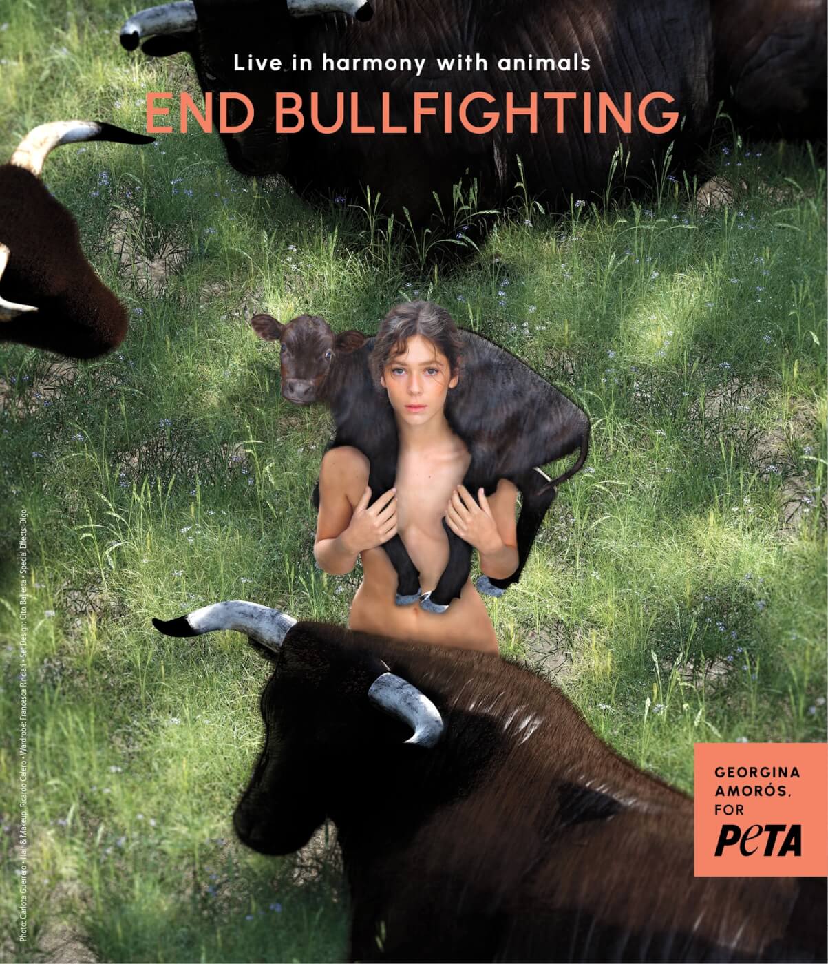 Georgina Amoros "End Bullfighting" ad