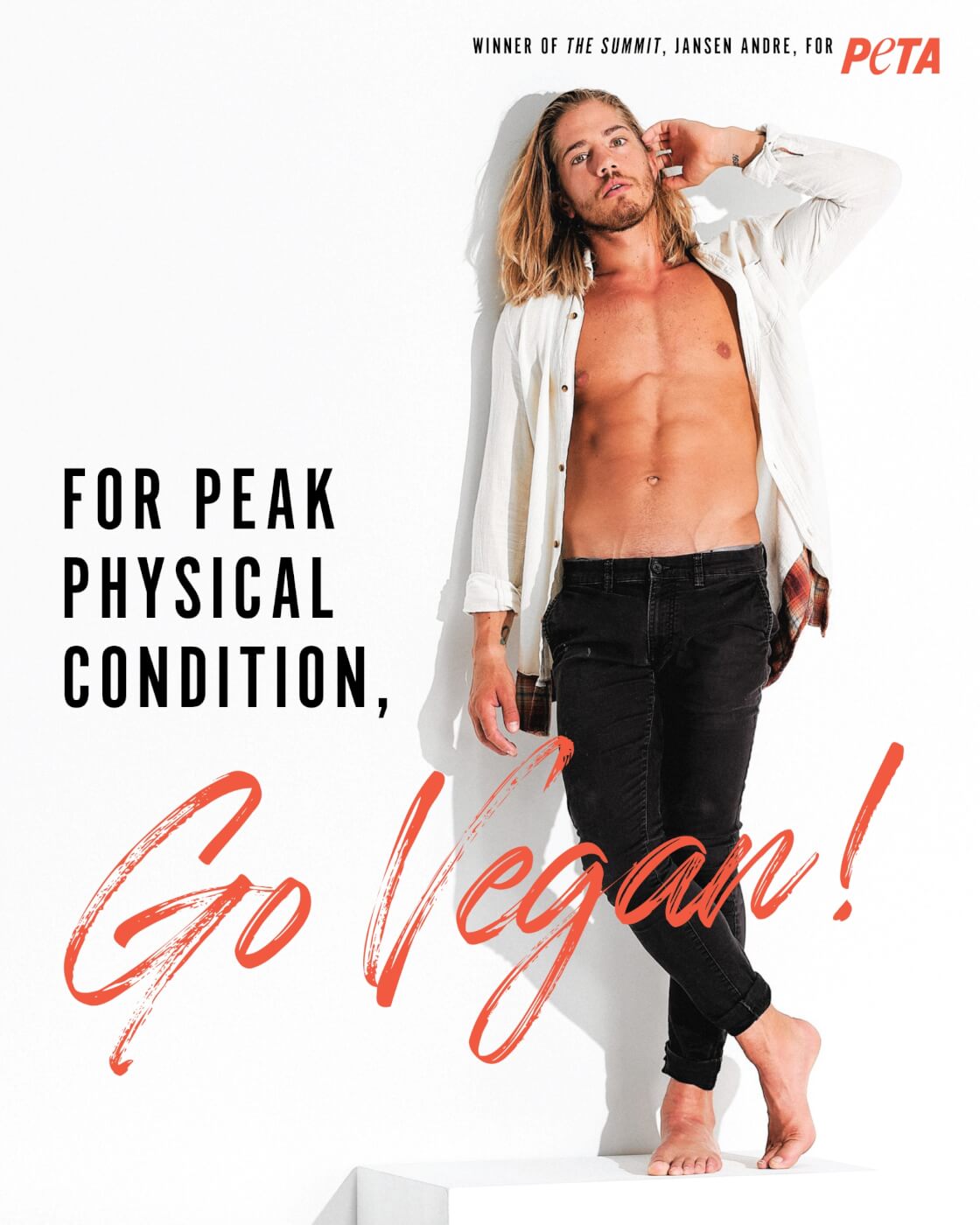 Jansen Andre "Go Vegan!" ad