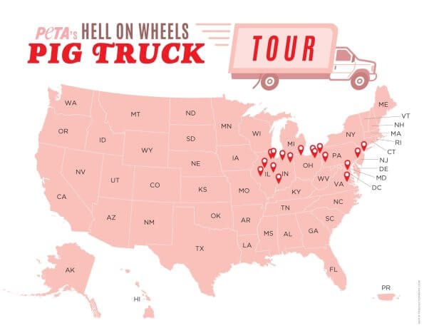 Updated Hell on Wheels pig tour truck