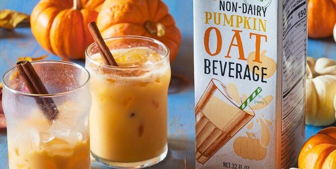 Trader Joe's vegan pumpkin spice latte drink