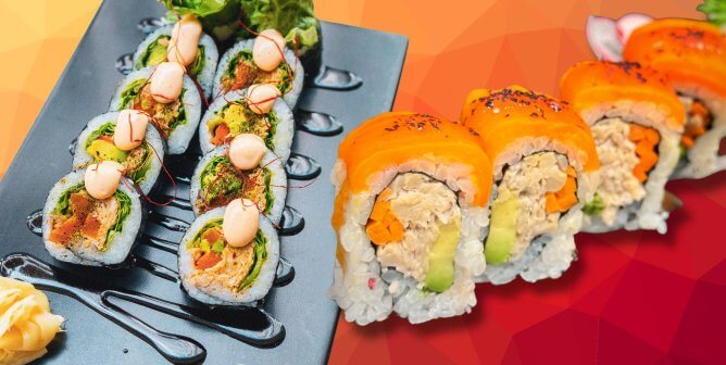 Two of the best vegan sushi in 2024