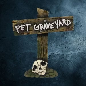 pet graveyard sign for halloween