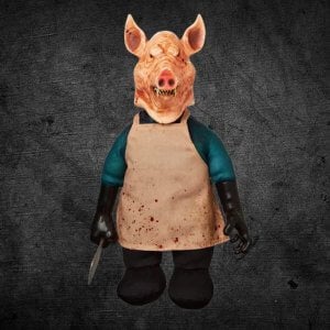 pig butcher halloween decor