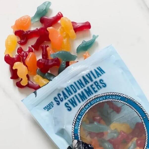 trader joe's scandinavian swimmers vegan gummies