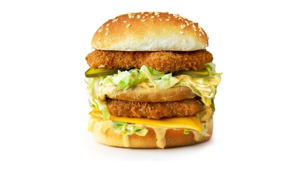 Oddbuger vegan chicken big mac