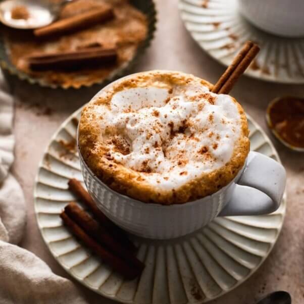 vegan pumpkin spice latte from the banana diaries blog